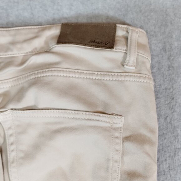 Johnnie-O Pants Mens 34x34 Beige Terry 5-Pocket Stretch - Picture 3 of 12